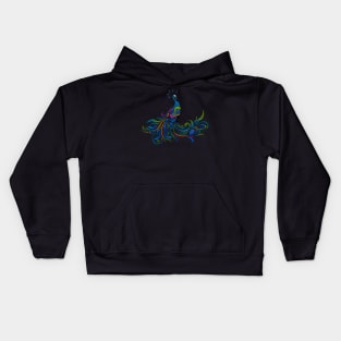 Cool Peacock Kids Hoodie